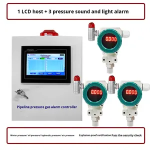 Fumei Yanıcı Gaz Kaçak Dedektörü Alarmı Kapatma Vanası Boru Hattı Basınç Monitörü IP67 Su Geçirmez ABS Malzeme Patlamaya Dayanıklı Ev - Product Image 6