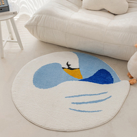 Tapis de dessin animé pour enfants, fabriqué à la machine, imperméable, tapis d'éveil pour bébé, extra épais, tapis de prière, facile d'entretien, antidérapant pour la chambre des enfants