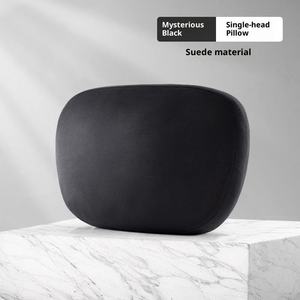 Ensemble de coussins de nuque et de soutien lombaire pour voiture Junnuo Baby Velvet, ajustement universel moderne, confort haut de gamme, matériau polyester, taille moyenne - Product Image 4