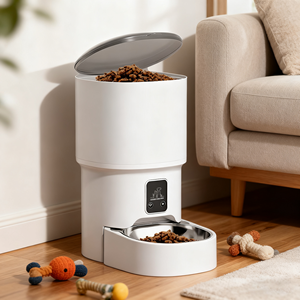 OEM/ODM 스마트 와이파이 자동 타이머 원격 앱 제어 음성 녹음기 4L 친환경 ABS 스마트 애완동물 급식기 (애완동물 여행 및 일상용) - Product Image 5