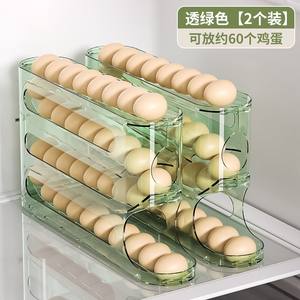 Boîte de rangement en plastique transparente Proins PP à 4 niveaux, type échelle, pour porte latérale de réfrigérateur, résistante aux chutes, vente en gros - Product Image 6