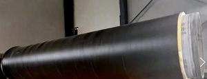 Tuyau d'isolation enterré direct préfabriqué en polyéthylène pulvérisé par polyuréthane à faible conductivité thermique (économie d'énergie)