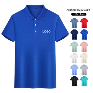 Polo da <span class=keywords><strong>Lavoro</strong></span> Personalizzabile OEM, T-shirt Polo per Uomo con Ricamo, in Poliestere e Cotone - Product Image 1