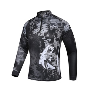 Camisas de Pesca de Manga Larga de Alto Rendimiento, Camisa de Pesca Personalizada, Camisas de Pesca UPF para Hombre, Camisa de Pesca con Cierre - Product Image 1