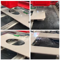 Broca de diamante electrochapada para CNC, vástago de 1/2 pulgada, para fresado de bordes de mármol, granito, cuarzo y piedra artificial