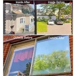 Película de Vinilo Espejo Cromado Plateado de Visión Unidireccional para Ventanas, Decorativa y Moderna, para Autos, Hogares, Comercios y Hospitales, de 2 Capas, con Protección de Privacidad y Contra el Calor - Product Image 3