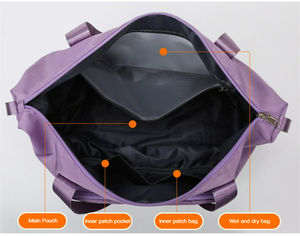 Bolsa de Viaje de Yoga y Fitness con Separación para Seco y Húmedo, Gran Capacidad, Impermeable, Plegable, Tipo Bolso de Hombro - Product Image 5