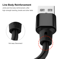 Câble USB personnalisé 3-en-1/3-en-1 Câble de données de charge rapide Micro Type C Câble USB 3 en 1 pour téléphone/Type-C/Android