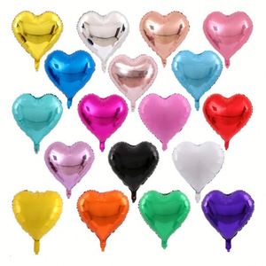 Vente en gros de ballons en aluminium Mylar de 18 à 24 pouces, globos, décoration de fête, ballons en aluminium en forme de cœur pour l'hélium - Product Image 1