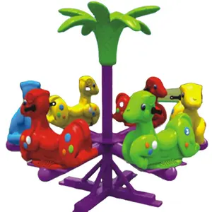 Factory price amusement playground mini carousel rocking horse kids merry go round for sale