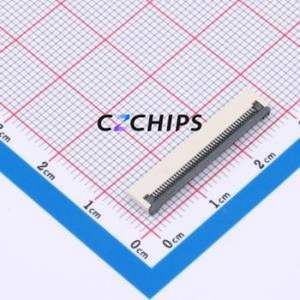 XW0520012-440R-001 FFC/FPC Connector SMD,P=0.5mm,Horizontal Mount Connector Flip Cover Type Bottom Contact 44P 0.5mm - Product Image 1