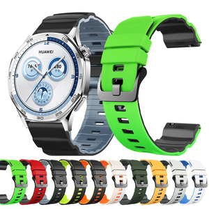 Correa de Reloj de Silicona de 22 mm para Huawei Watch GT6Pro GT6/GT4 5 4 <span class=keywords><strong>3</strong></span> 46 mm, Correa Deportiva Transpirable para <span class=keywords><strong>Amazfit</strong></span> Balance 2/<span class=keywords><strong>Bip</strong></span> 6 5 - Product Image 1