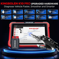 Kingbolen K10 PRO Escáner de Diagnóstico Profesional OBD para Automóviles con Función de Topología, Compatible con Android, Pantalla LCD