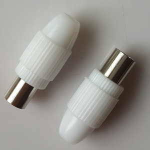 2 Adaptadores de Cable Coaxial RF RCA para Antena de TV con Conectores Macho/Hembra - Product Image 3
