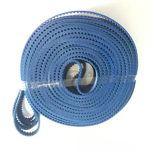 Wholesale mechanical industrial drive blue coating PU endless Timing belt for factory