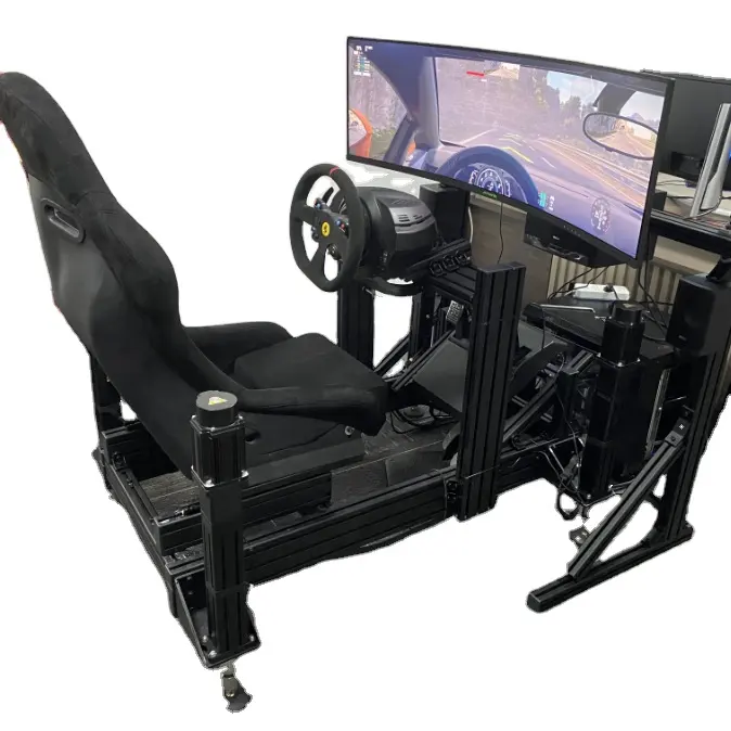 PC PS4 PS5 محاكاة ألعاب سباقات Sim قيادة قمرة القيادة لوجيتك G25 G27 G29 G920 سيارة F1 GTR Simracing مقعد