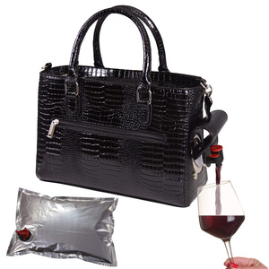 Portable wine cooler bag with spout hotsell