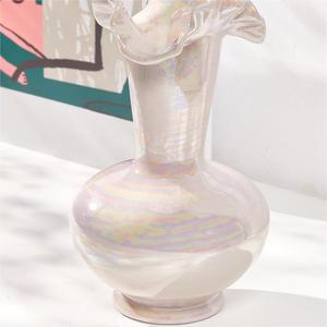 Vase en céramique créatif de style nordique rêveur pour la maison, le séjour, la décoration artistique de fleurs séchées - Product Image 5