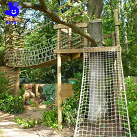 Équipement de parc d'activités pour enfants intérieur/extérieur - Corde d'escalade en HDPE résistant aux UV en aluminium Manèges de divertissement Couleur et taille personnalisées