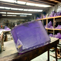 Cabochons d'améthyste violette créés en laboratoire, cristaux bruts de bonne qualité, traités hydrothermiquement, prix de gros pour bijoux et décorations, certifiés