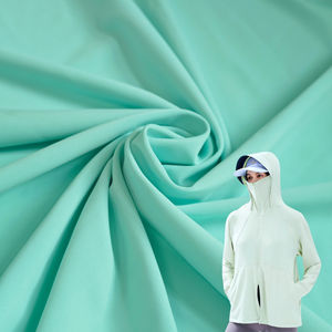 Usine en gros crème solaire Cool Touch 200gsm 90% Polyester 10% Spandex glace soie Jersey tissu pour vêtements de protection solaire - Product Image 1