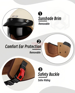 <span class=keywords><strong>หมวก</strong></span><span class=keywords><strong>กัน</strong></span><span class=keywords><strong>น็อค</strong></span>มอเตอร์ไซค์แบบเรโทรสั่งทำพิเศษ, <span class=keywords><strong>หมวก</strong></span><span class=keywords><strong>กัน</strong></span><span class=keywords><strong>น็อค</strong></span>ครึ่งใบสำหรับผู้ใหญ่, ผู้ผลิตอุปกรณ์ป้อง<span class=keywords><strong>กัน</strong></span>ศีรษะ - Product Image 3