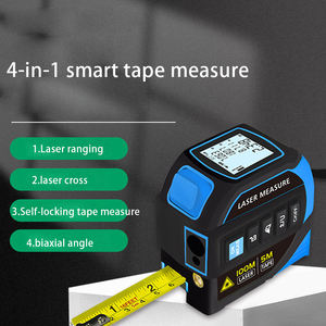 डिजिटल स्क्रीन के साथ लेजर टेप माप उपकरण 16 फीट मापने वाला टेप क्षेत्र वॉल्यूम फीट/इंच/इन/मीटर दूरी मीटर का उन्नयन करें - Product Image 3