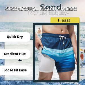 TAIYI Pantalones Cortos de Nylon para Hombre 2026, de Fábrica, Casuales, Holgados, de Tres Cuartos, para Surf, Uso Doméstico, Playa, Fitness, de Secado Rápido y Sin Arrugas - Product Image 2