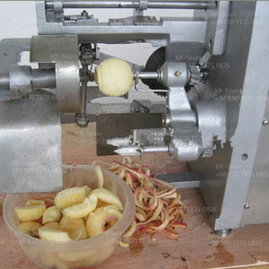 Machine de découpe de tranchage d'épluchage de pomme Machine de pelage et de noyau Machine de coupe d'éplucheur de noyau de pomme - Product Image 4