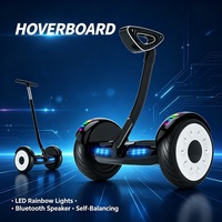 OEM 2'si 1 Arada El ve Ayak Kontrollü Kendinden Dengeleyici Scooter 10 İnç LED Tekerlekli Hoverboard Çocuklar ve Yetişkinler için 750W Fabrika Fiyatı