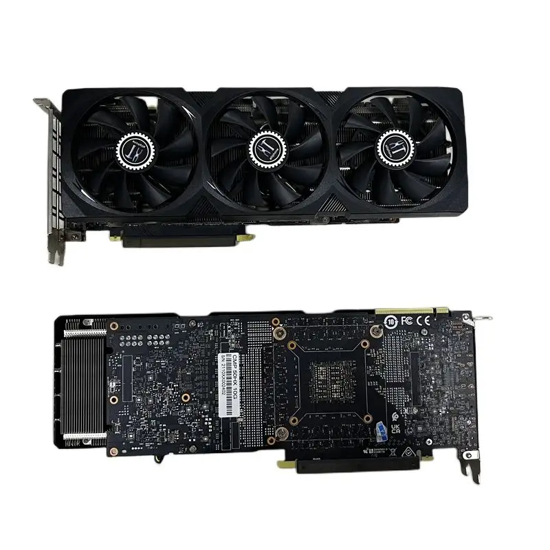 Placa gráfica GPU 76mh/s cmp 50hx com 10GB nvidia mais barata dupla fábrica atacado GDDR6 placa gráfica cmp50hx 225w barata