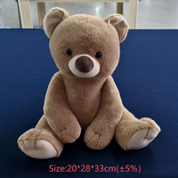 Oso de Peluche Sensorial con Peso de Alta Calidad para Autismo, Juguete Realista Hecho a Mano, Animal de Peluche para Dormir en Avión, 100% Poliéster, Regalo para Niños