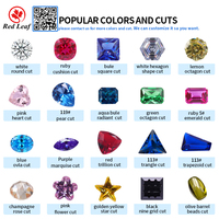 Perles de zircone cubique multicolores de forme ronde facettée en gros de Redleaf Jewelry