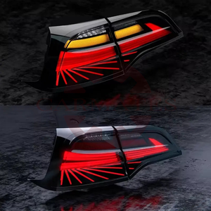 Carmates Hot Bán đèn hậu lắp ráp LED Đèn đuôi phanh ánh sáng tín hiệu lần lượt cho Tesla mô hình 3 mô hình y 2019 2020 2021 2022 lên - Product Image 6