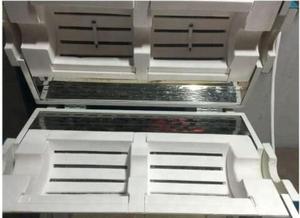 Tubo de cuarzo OD de 100mm, gran <span class=keywords><strong>calibre</strong></span>, <span class=keywords><strong>Calibre</strong></span> máximo, horno de tubo de Zona Dual - Product Image 6