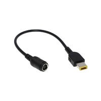 DC USB tipo C adaptador de corriente convertidor 65W portátil conector de alimentación hembra a macho USB C adaptador para Mbook para Lenovo para HP