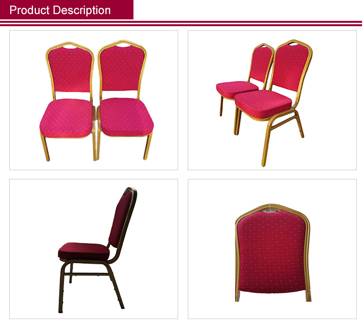 Bulk Sale Factory Price Hotel Furniture Cloth Covering Aluminium Alloy Frame Banquet Chair