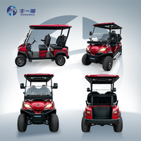 Voiture de golf électrique pour adultes, homologuée pour la route, de luxe, 4 places, batterie lithium 72V, tout-terrain, utilitaire, personnalisée, haute vitesse, à vendre