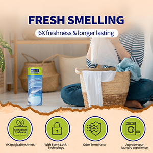 <span class=keywords><strong>LENOR</strong></span> <span class=keywords><strong>Unstoppables</strong></span> Fresh Scent In-Wash Lavandería Fragancia Booster Beads 42 lavados Gel líquido desechable para ropa 314 G - Product Image 2