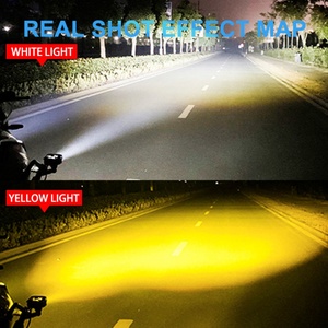 Feux antibrouillard LED RGB 12V-24V, nouveau style, feux de conduite, feux stroboscopiques d'urgence pour moto, camion, SUV, VTT - Product Image 6