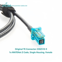 Câble Ethernet automobile H-MTD femelle MATENet femelle Gigabit cuivre PVC original Rosenberger E6K10A-1BZZ5-Z TE 2302510-9 Code Z