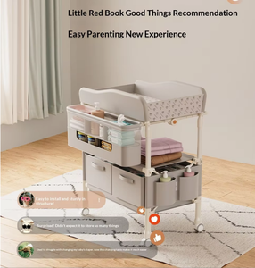 <span class=keywords><strong>Baignoire</strong></span> et table à langer pliables modernes pour nouveau-nés, adaptées aux bébés de 0 à 3 ans - Product Image 2