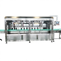 Machine de remplissage entièrement automatique à 4 têtes avec suivi servo, haute vitesse et haute précision pour liquides visqueux, pâtes, huiles et sauces