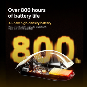 เมาส์ ATK X1 V2 Ultimate 2.0 ไร้สาย Paw3950 Ultra น้ำหนักเบา 54 กรัม 42000DPI 750IPS 0.163ms ความหน่วงต่ำ อุปกรณ์เสริมสำหรับเกมเมอร์ ของขวัญ - Product Image 4