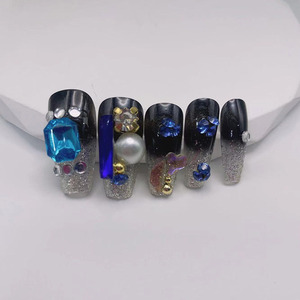 Pointes d'<span class=keywords><strong>ongles</strong></span> réutilisables longue durée de vie non toxique <span class=keywords><strong>gel</strong></span> vernis acrylique presse sur les <span class=keywords><strong>ongles</strong></span> 24 pièces/unité <span class=keywords><strong>faux</strong></span> <span class=keywords><strong>ongles</strong></span> - Product Image 4
