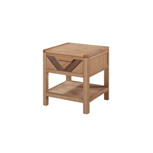 High Grade MARS Collection Lamp Table 1 Drawer Wooden <b>Nightstand</b> Oak/Pine/Melaleuca Wood Bedroom - Product Image 1