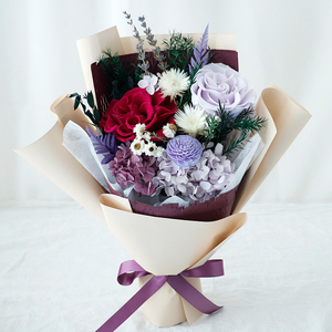 Bouquet di Fiori Eterni per San Valentino, Rosa per Proposta di Matrimonio, <span class=keywords><strong>Regalo</strong></span> per <span class=keywords><strong>Compleanno</strong></span> della <span class=keywords><strong>Fidanzata</strong></span> o Festa della Mamma - Product Image 1