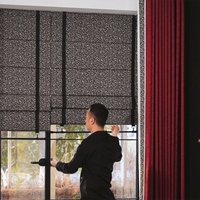 Rideaux occultants bordeaux de qualité supérieure avec voile transparent pour salon, élégants draperies plissées du sol au plafond