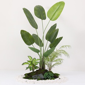 Arbres Artificiels Dream Castle 100cm-200cm pour Intérieur, Base Florale, Résistants à l'Eau, Décoration Paysagère - Product Image 2