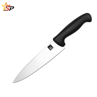 Couteau de chef en acier inoxydable de haute qualité de 8 pouces, manche en PP, écologique, ultra-affûté, meilleur choix pour la cuisine à domicile, boîte cadeau